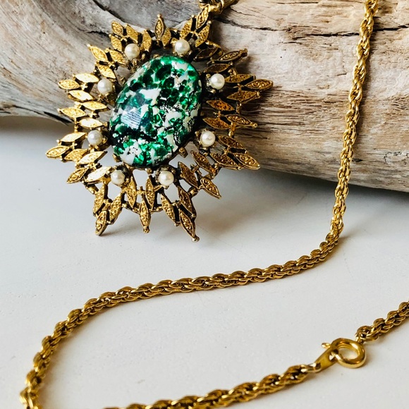 Vintage LJM Dragons Breath Necklace - Picture 7 of 14